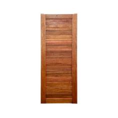 Porta de Madeira Comercial Linha Econômica Maciça Cedro Arana Casmavi,