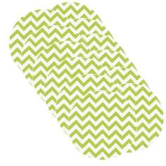 Sousplat Chevron Verde Claro - NSW, Sem base, 12 Peças