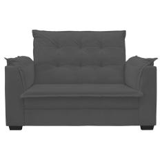 Sofá 2 Lugares Confortável Luxo 1,40m Marrocos Bellamado Cinza