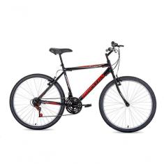 Bicicleta Houston Foxer Hammer V-Brake Preta Aro 26 21v-Unissex