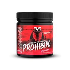 3VS Nutrition Pré Treino Prohibido 360g Sabor Ponche de Frutas