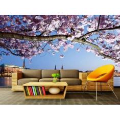 Papel de Parede Paisagens Floresta 78 - 1,00 X 1,00 - Voce Decorando