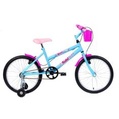 Bicicleta Aro 20 Infantil MTB Girl Com Roda Lateral-Feminino