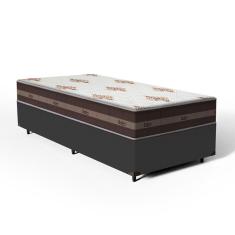 Cama Box Solteiro King + Colchão de molas - Anjos - Classic Superlastic 96cm
