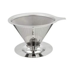 Coador Filtro De Café Reutilizável Aço Inox S/ Uso De Papel