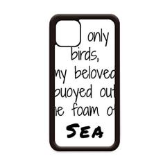 Capa Poetry were We Only White Birds para iPhone 11 Pro Max para Apple Mobile Case Shell