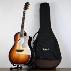 Violão Cort Grand Auditorium GOLD A8 Pré Fishman Case LB