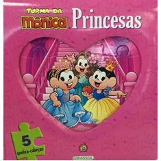 Turma da Mônica Livro e Quebra-Cabeças Princesas: Princesas