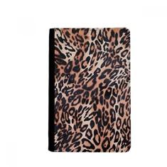 Capa carteira com estampa abstrata de penas de leopardo, porta-passaporte, Notecase Burse