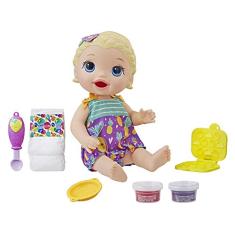 Boneca Baby Alive Lanchinhos Divertidos Loira - Com acessórios e comidinha - E5841 - Hasbro