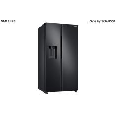 Refrigerador RS60 Samsung Side by Side Inverter 602 Litros com All Around Cooling™ e SpaceMax™ Black Inox Look - RS60T5200B1