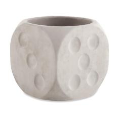 CACHEPOT DADO EM CIMENTO