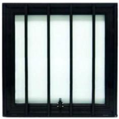 Janela Maxiar De Banheiro Com Grade 70X70 Branco