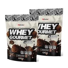 Kit 2X Whey Protein Gourmet 907g Refil - FN Forbis Nutrition (Único, Chocolate Trufado)