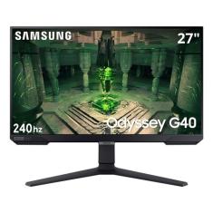 Monitor Gamer Samsung Odyssey G4 S27bg40 Lcd 27  Preto 100v/240v S27BG40