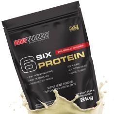 Whey Protein - 6 Six Protein - Refil 2 Kg - Bodybuilders-Unissex