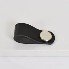 Estilo puxadores de móveis de cozinha armário puxa armário armário maçanetas de gaveta de couro prata, preto, 304 prata