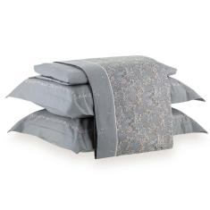 Jogo de Cama Solteiro 300Fios Kacyumara Satinee Magany 3Pçs