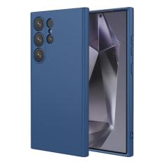 EUAGVQY Capa para Galaxy S24 Ultra Samsung S24 Ultra, capa de silicone líquido com proteção total de microfibra macia forro de microfibra antiarranhões à prova de choque para Samsung Galaxy S24 Ultra,