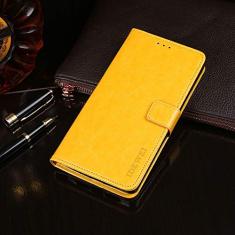 Capa compatível com Oukitel K10, capa carteira flip de couro com compartimento para cartão, suporte e fecho magnético, capa para Oukitel K10