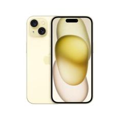 Apple iPhone 15 512GB Amarelo 6,1" 48MP iOS 5G, 512GB, Amarelo, iPhone