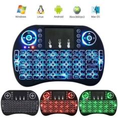 Teclado Mini Keyboard Air Mouse Touch Tv sem fio Smart