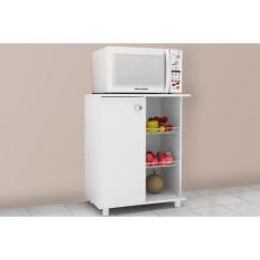 Balcão Fruteira Cozinha BF-3205 c/ 1 Porta e 2 Cestos Branco - Tecno M