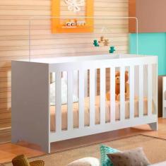 Berço Mini Cama 3 em 1 BBI-51 Ditália Móveis Branco