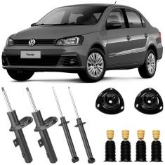 4 Amortecedor Voyage 2008 a 2017 Dianteiro Traseiro Nakata e Kit