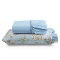 Jogo De Lençol Afrodite Solteiro 2 Peças Algodão 180 Fios Estampado Fl