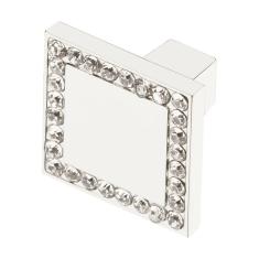 Puxador Cristal - IL 4405 - Cromado - 26MM