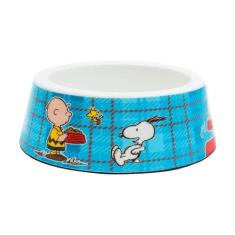 Comedouro Zooz Pets Melamina Snoopy Charlie Brown Para Cães - Tamanho