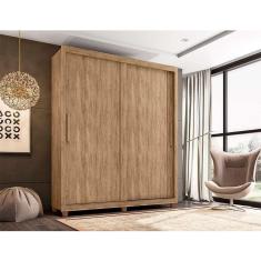 Guarda Roupa Flex 2 Portas de correr 4 Gavetas Zurique - Lanza