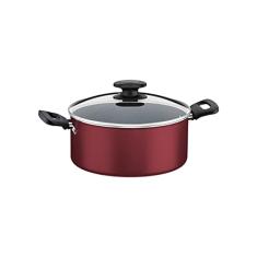 Caçarola Em Alumínio Com Revestimento Interno Antiaderente Starflon T1 Ø20cm Tramontina Vermelha