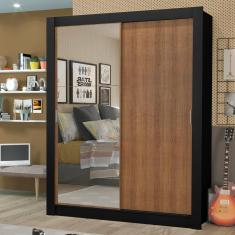 Guarda-roupa Solteiro Dallas Plus 2 Portas de Correr Madesa