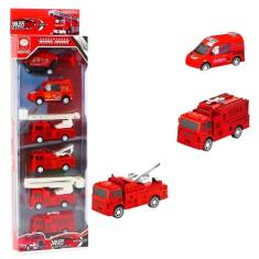 Conjunto de Brinquedos Miniaturas 6 Unidades Cor: Vermelho