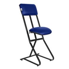 Banqueta para Vigilantes e Vigias Linha Security Azul - Design Office 