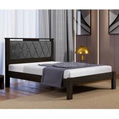 Cama Casal com Cabeceira Estofada Alaska - Carmolar