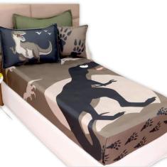 Jogo De Lençol Infantil Diversas Estampas Com Capa Almofada - Deccoral