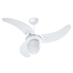 Ventilador Búzios Branco 110v 3 Pás Brancas