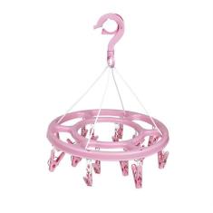 Mini-varal Redondo 16 Prendedores - Rosa - MOR