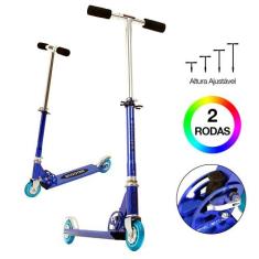 Patinete Scooter Infantil Azul de Alumínio - Dm Toys - DM Radical