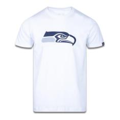Camiseta Nfl Seattle Seahawks Branco Preto New Era