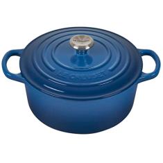 LE CREUSET Panela Redonda, 22 Cm - Signature, 2117722, Azul Marseille