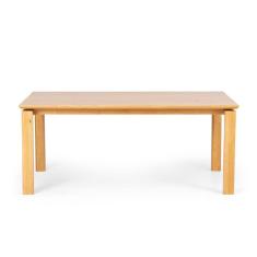 Mesa de Jantar Madeira Maciça Piazza Artemobili Amendoa