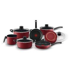 Conjunto De Panelas Rochedo Smart Vermelho - 7 Peças 
