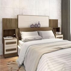 Cabeceira Regulável Casal Yasmin Freijó Off White