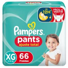 Fralda Pampers Pants Ajuste Total XG 66 unidades