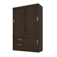 Guarda Roupa Solteiro 2 Portas Estilo II 22520 Ébano Touch Demóbile