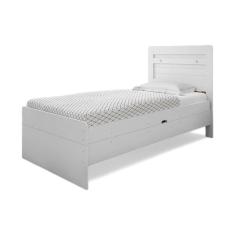 Cama Baú Framar Móveis Larissa Solteiro Cor Branco